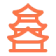 Cultural landmarks icon
